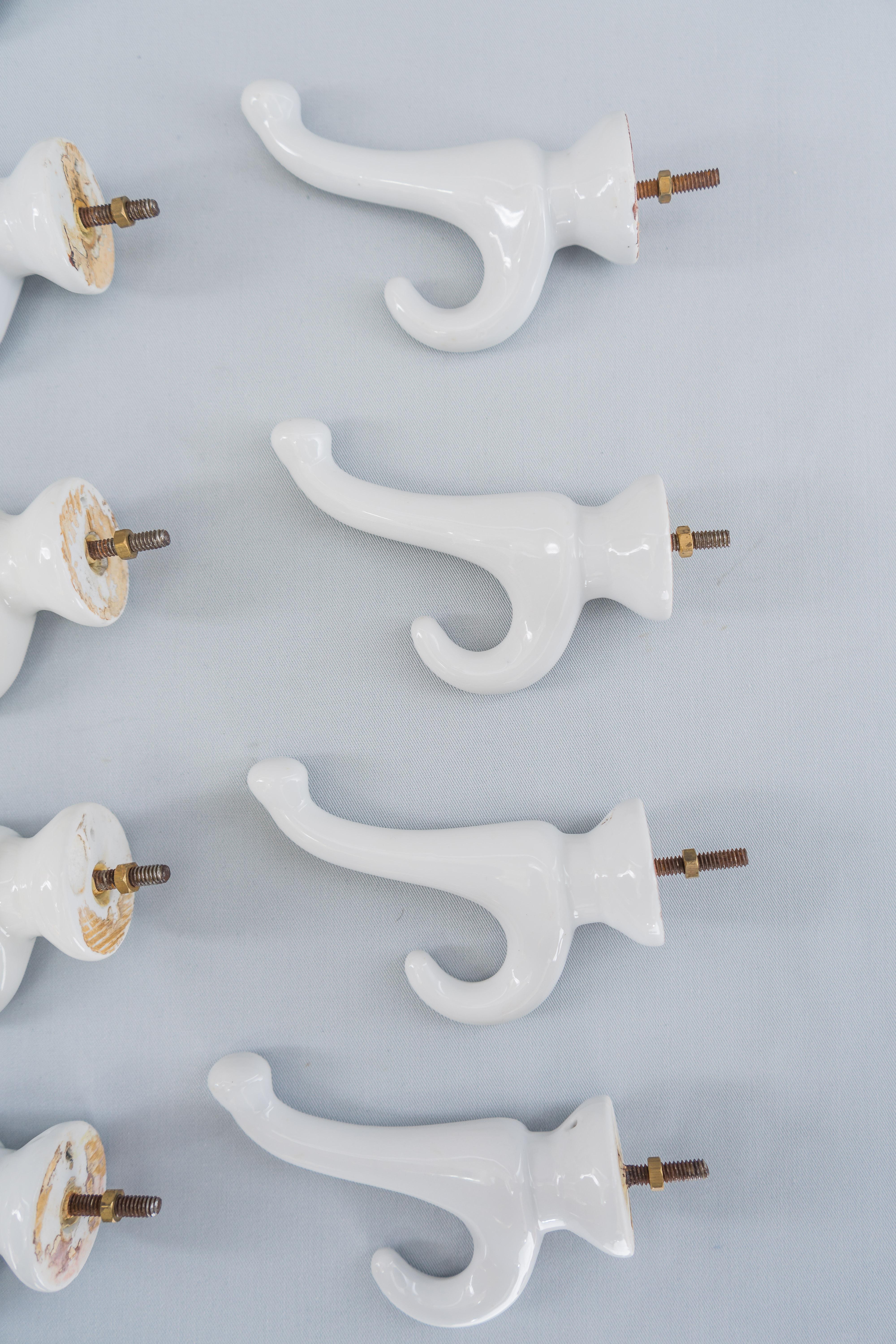 Début du 20ème siècle Crochets muraux en porcelaine Art Déco Vienne:: vers 1920 en vente