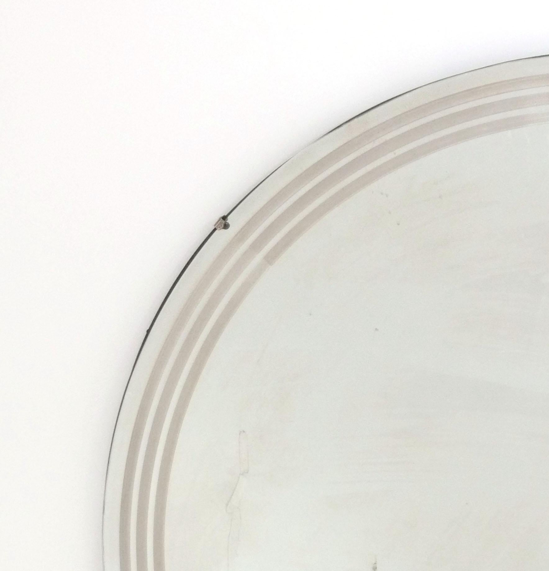 Art déco Art Deco Porthole Mirror circa 1930 44