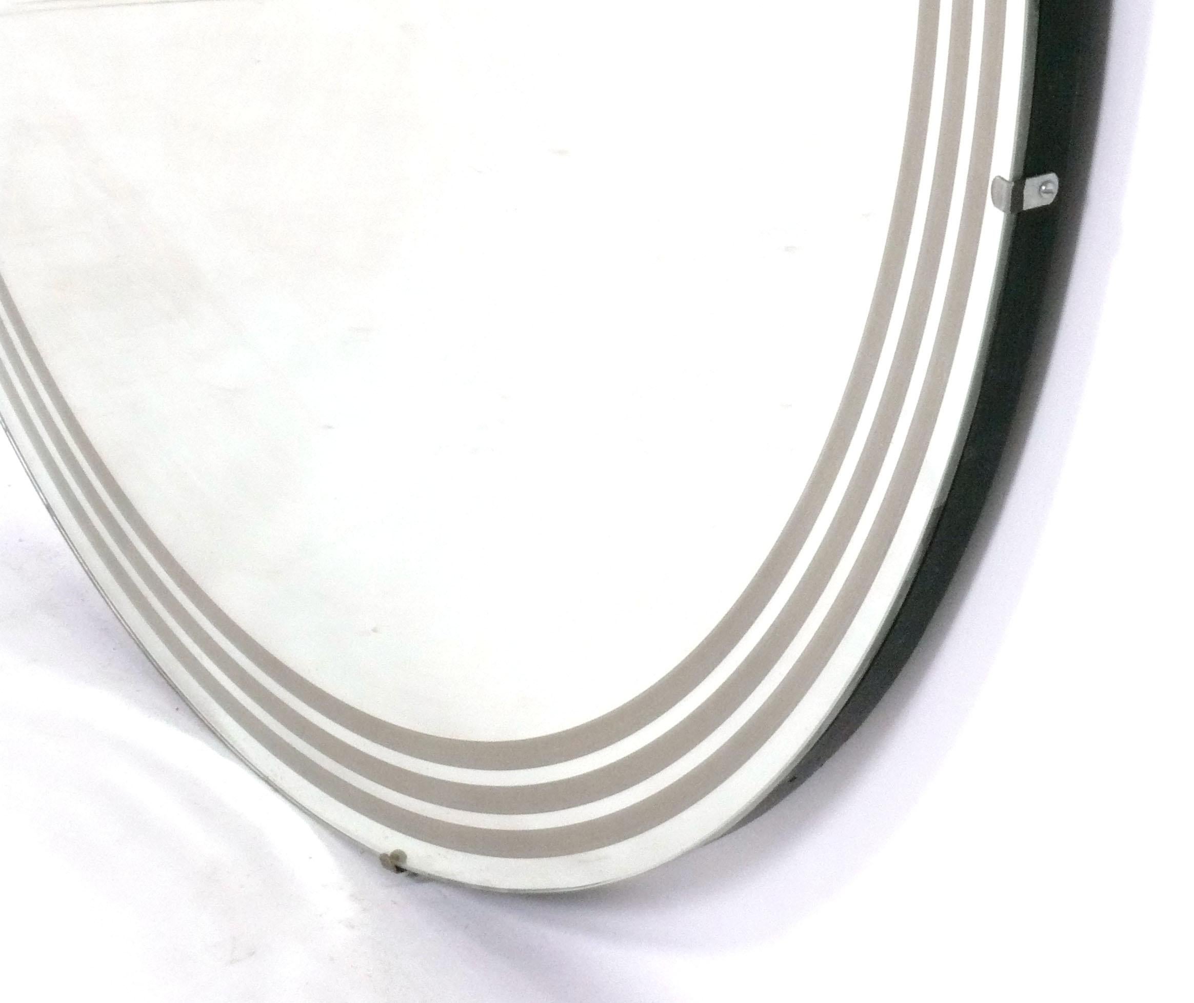 Américain Art Deco Porthole Mirror circa 1930 44