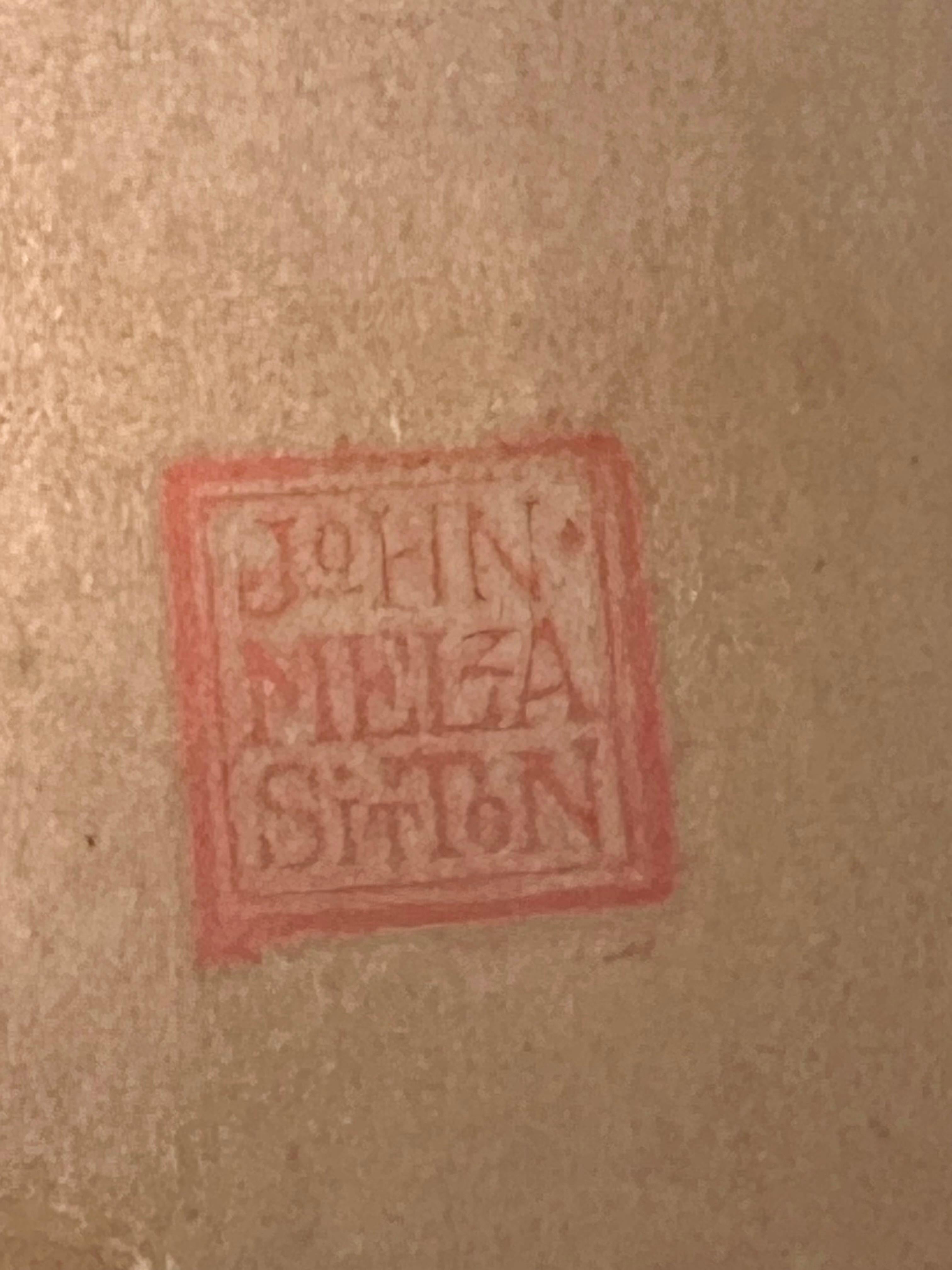 Art-Déco-Porträt von John Melza Sitton im Angebot 4
