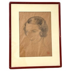 Retrato Art Déco de John Melza Sitton
