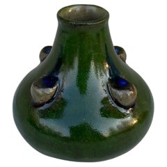 Art Deco Pottery Vase Auguste Delaherche, Circa 1930