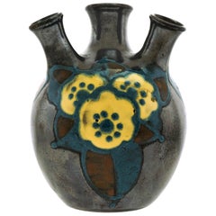 Art Deco Pottery Vase by Paul Jacquet