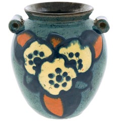 Art Deco Pottery Vase by Paul Jacquet