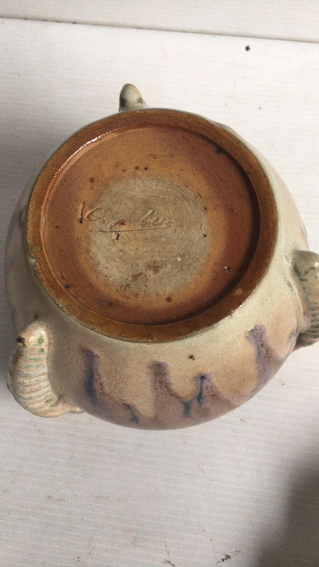 Art Deco Pottery Vase Charles Greber, circa 1930 In Good Condition For Sale In Austin, TX