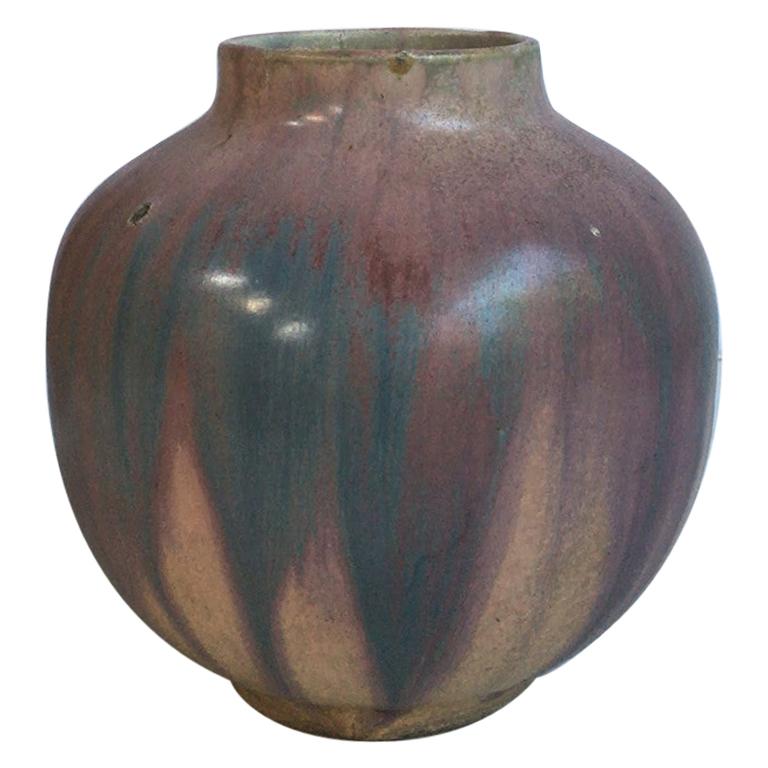 Art Deco Pottery Vase Charles Greber, circa 1930 For Sale