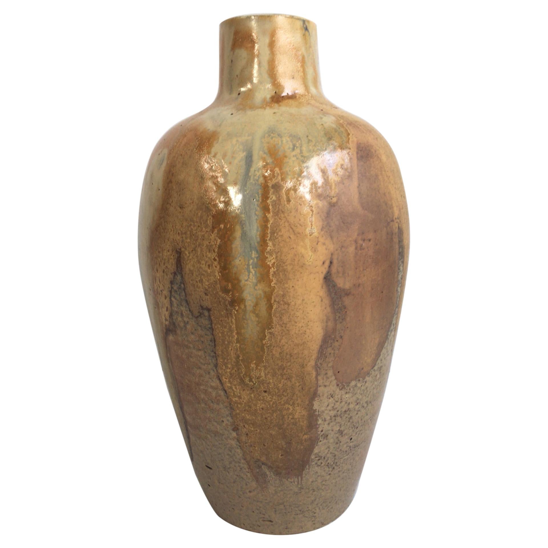 Vase aus Keramik im Art-déco-Stil, um 1930