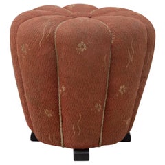 Art Deco Pouffe by Jindřich Halabala, Czechoslovakia