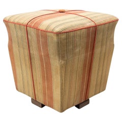 Pouf Art Déco de Jindich Halabala pour Up Zavody, années 1940