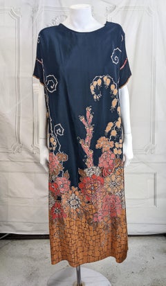 Art Deco Print Afternoon Dress