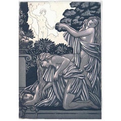 Art Deco Print by Maurice de Becque for "Sonnica la Courtisane"