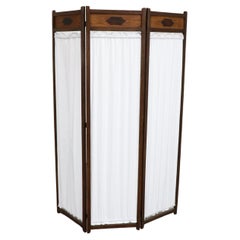 Retro Art Deco Privacy Screen or Room Divider with Decorative Detail