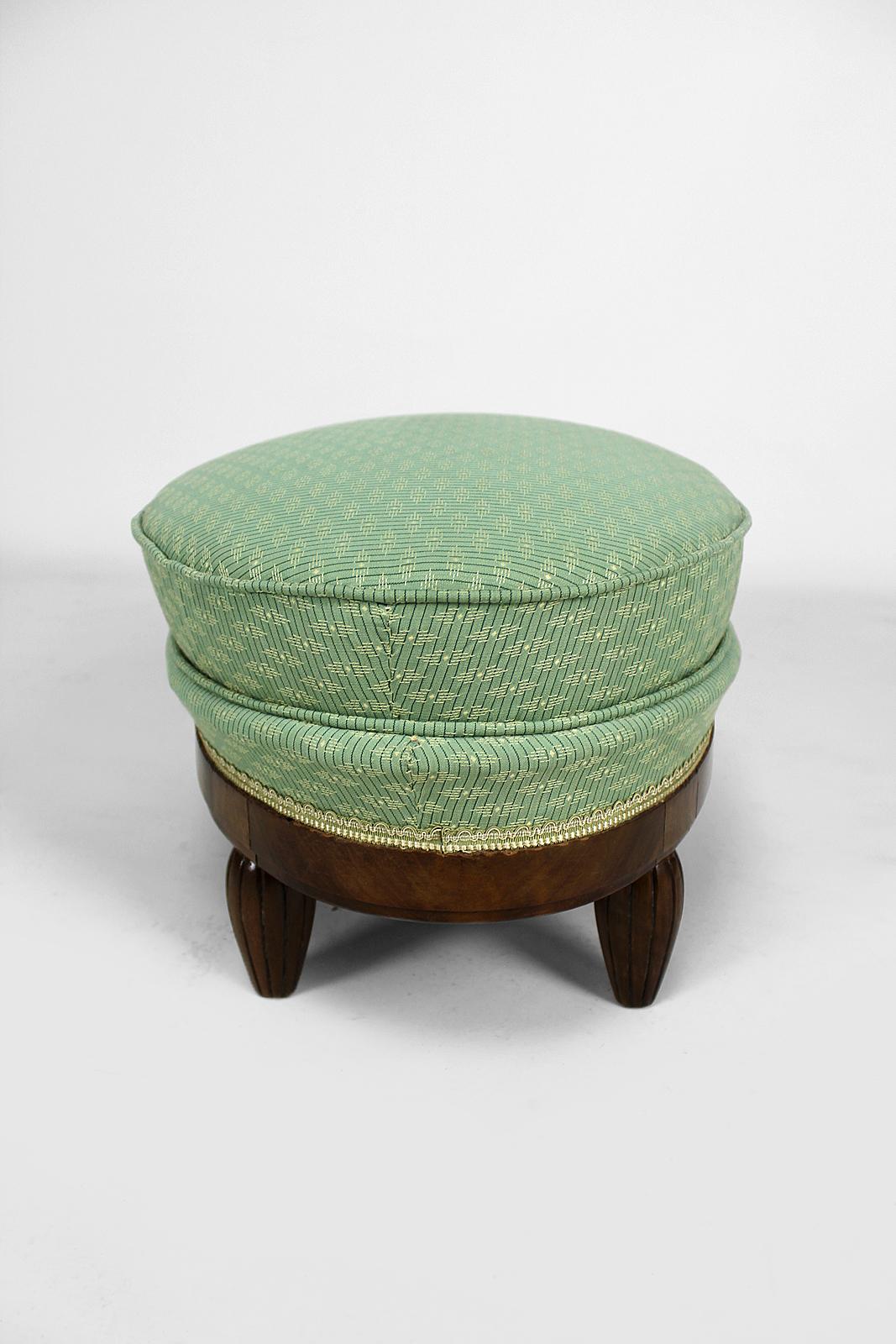 Art Deco Psyche Dressing Table and Pouf by Ateliers Gauthier-Poinsignon, c. 1920 For Sale 13