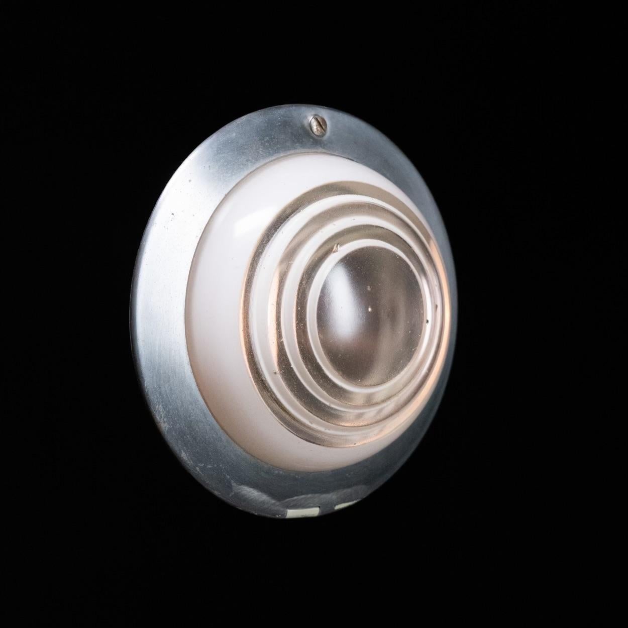 Américain Art déco Pullman 20th Century Limited train car lights en vente