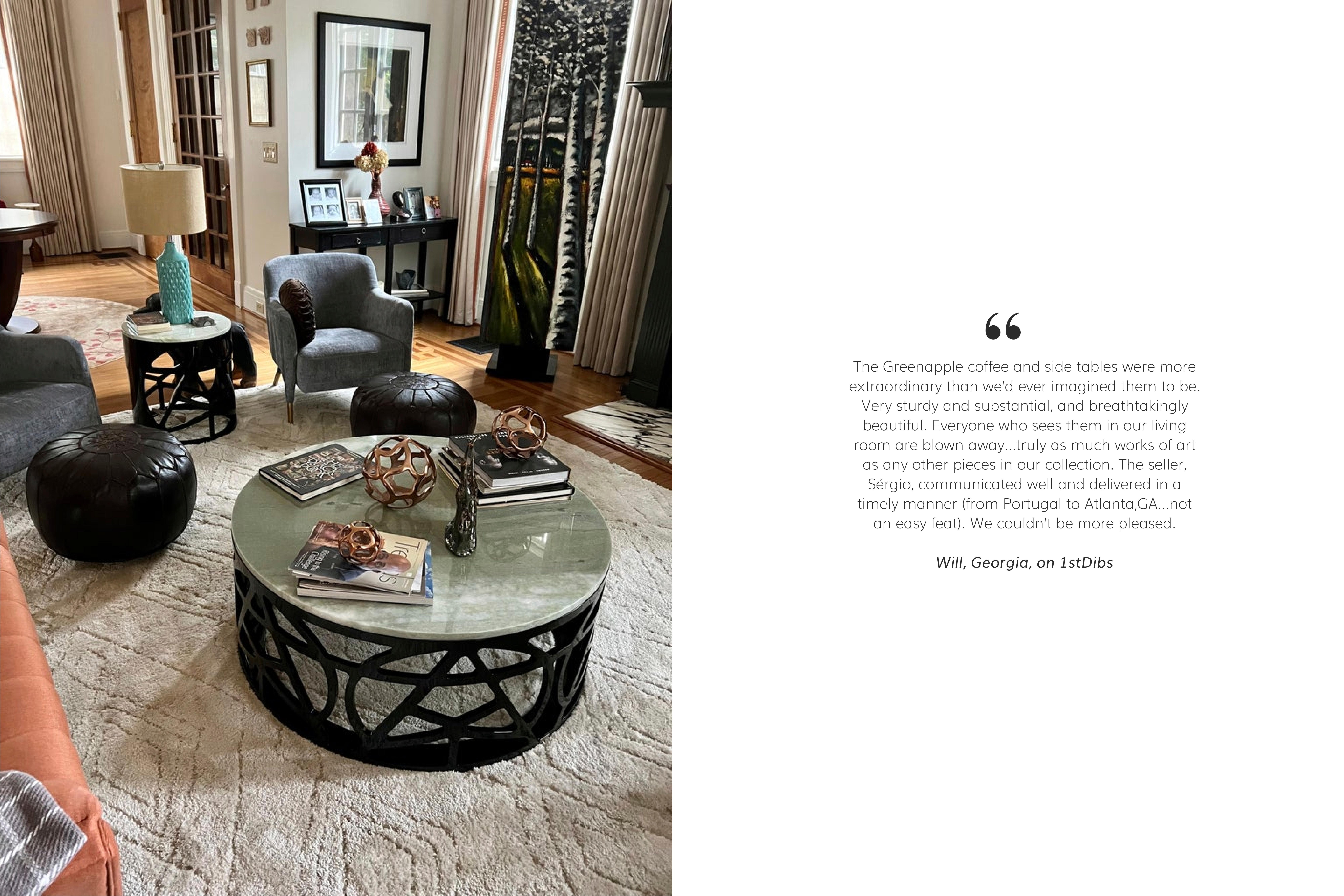table basse feuille