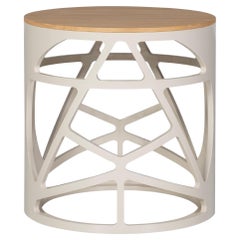 Mesa auxiliar Art Decó Pirita, roble americano, hecha a mano Portugal by Greenapple