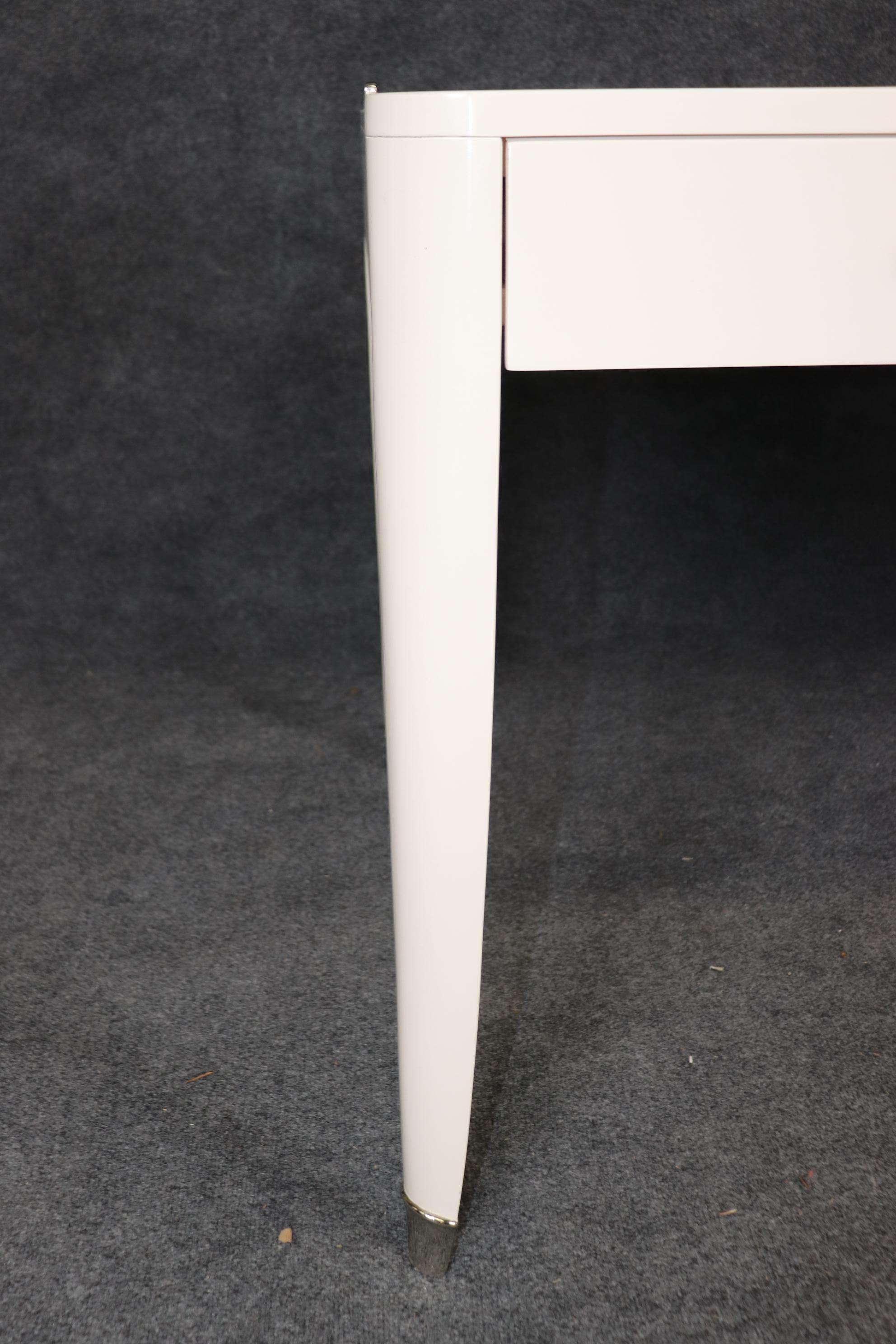 Art Deco Ralph Lauren Paris One Fifth White Lacquered Writing Desk 5