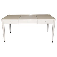 Art Deco Ralph Lauren Paris One Fifth White Lacquered Writing Desk