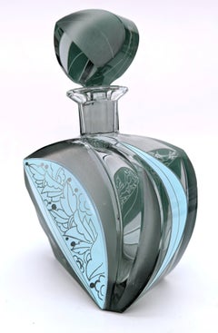 Art Deco Rare Ladies Perfume Bottle By Karl Palda , circa 1930