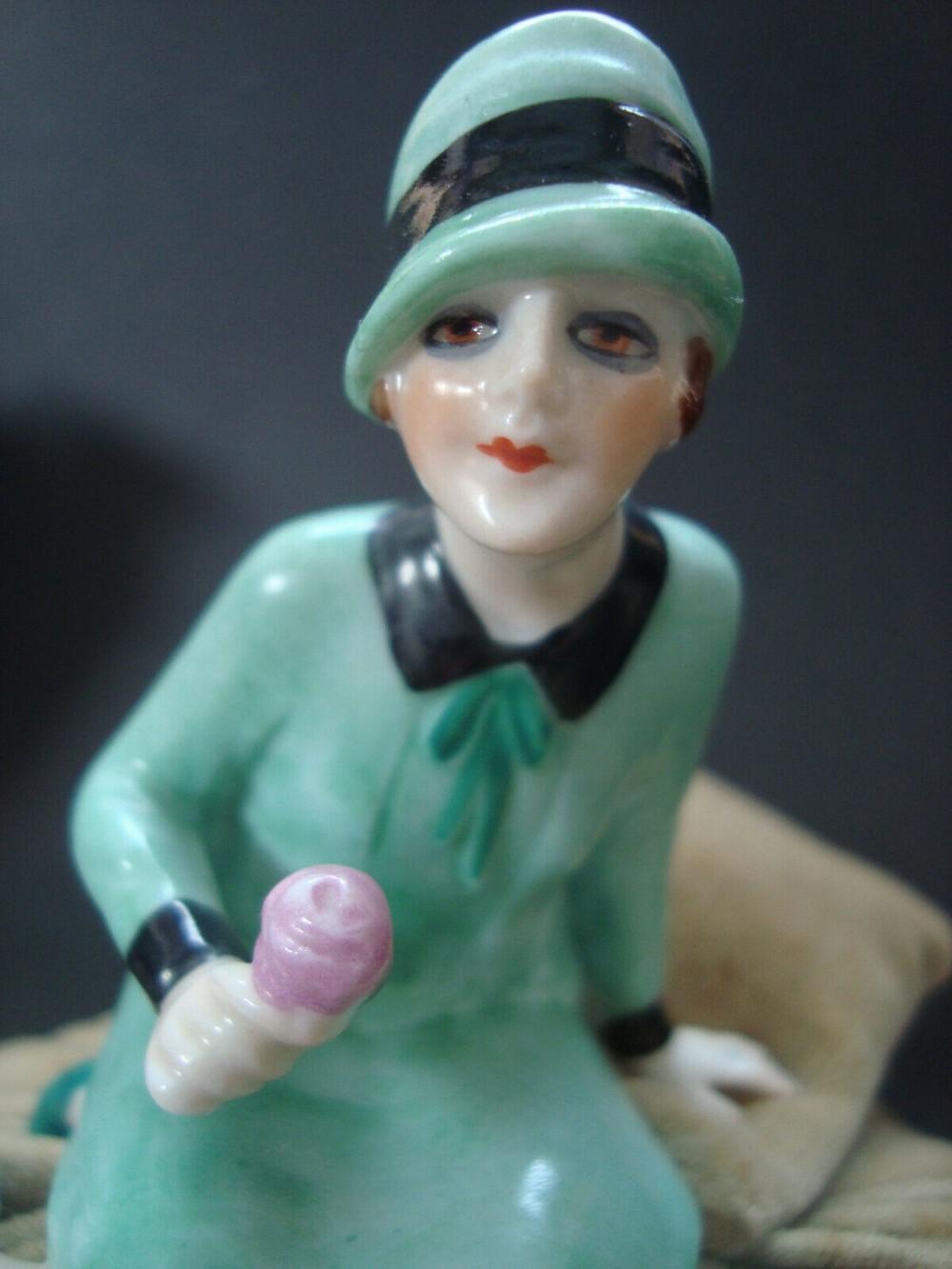 Art Deco Rare Pin Cushion Doll by Fasold & Stuach, c1930 For Sale 1