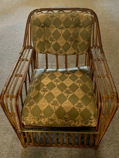 Art Deco Rattan Armchair by Heywood-Wakefield Co., 1930