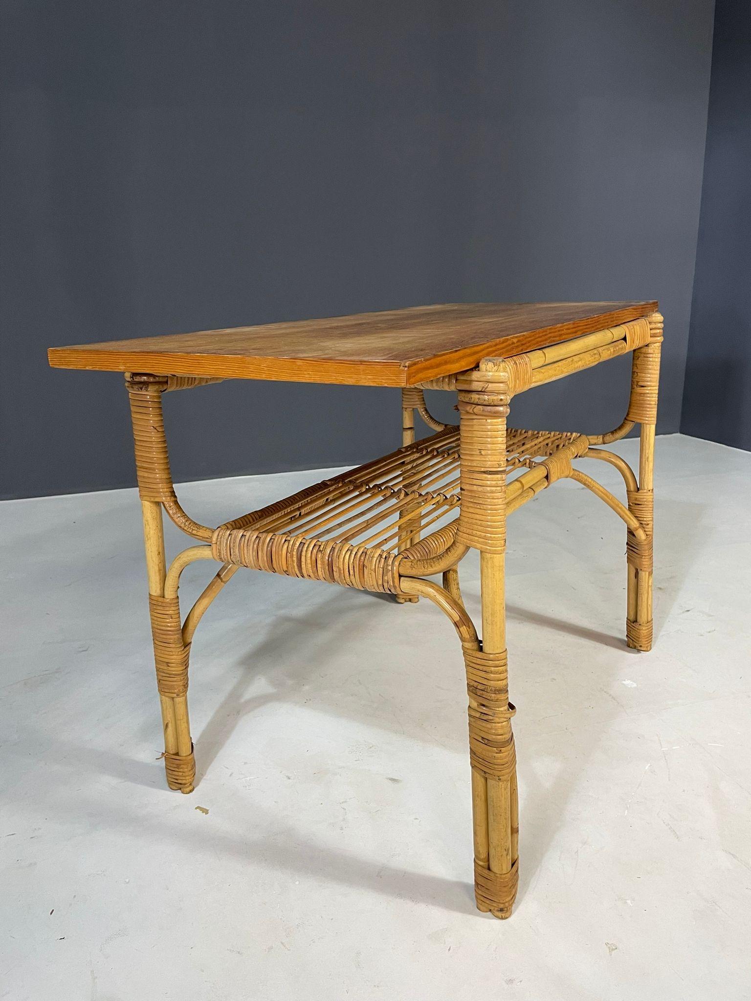 Art Deco Rattan Seating Set, Central Europe, 1930s–1940s For Sale 5