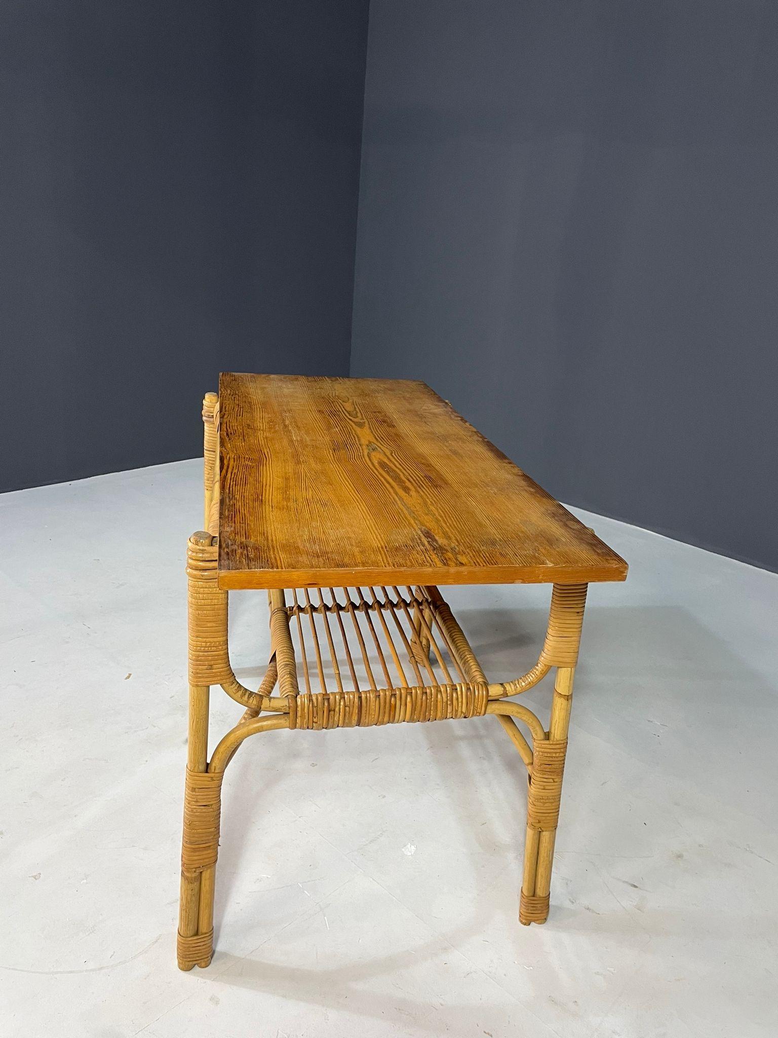 Art Deco Rattan Seating Set, Central Europe, 1930s–1940s For Sale 7