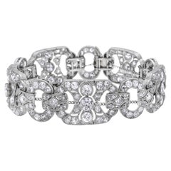 Bracciale Art Deco Raymond Yard con diamanti e platino