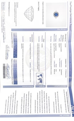 Anillo de compromiso Art Déco Raymond YARD Zafiro AGL sin calentar - VEG#68a