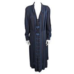 Art Deco Rayon Day Dress, Retailed by Moore's Honolulu