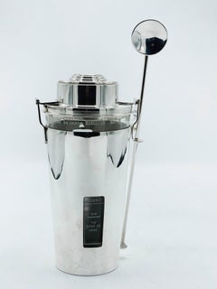 Recettes Art Déco Shakers le Barman par Ghiso, France 1930's