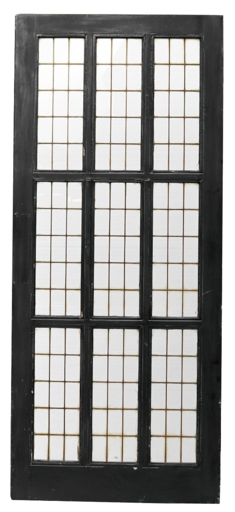 We currently have Twelve of these very fashionable copper-light glazed doors in stock.

We also have 18 sets of double doors available.

Reclaimed from Stanbury Court, London.

Price is per door

Measures: 198 x 88 x 4.6 cm

203 x 81 x 4.6