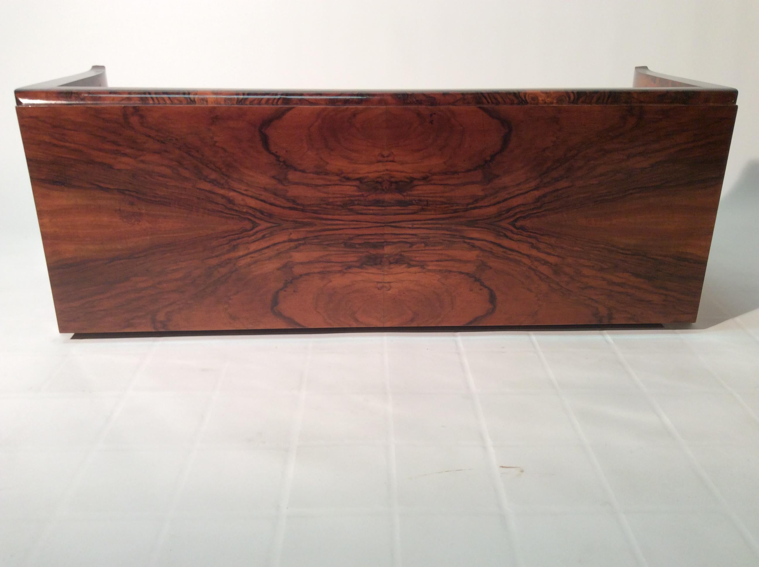 Art Deco Rectangular Coffee Table or Bench with Precious and Elegant Material 2