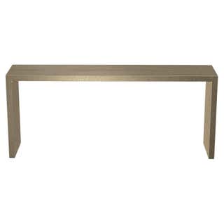 Hammered Brass Console by Ginger Brown For Sale at 1stDibs | hammered ...