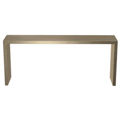Hammered Brass Console by Ginger Brown For Sale at 1stDibs | hammered ...