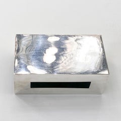 Art déco:: rechteckiger Art-Déco-Stoffkastenhalter aus Sterlingsilber von Black:: Starr & Gorham