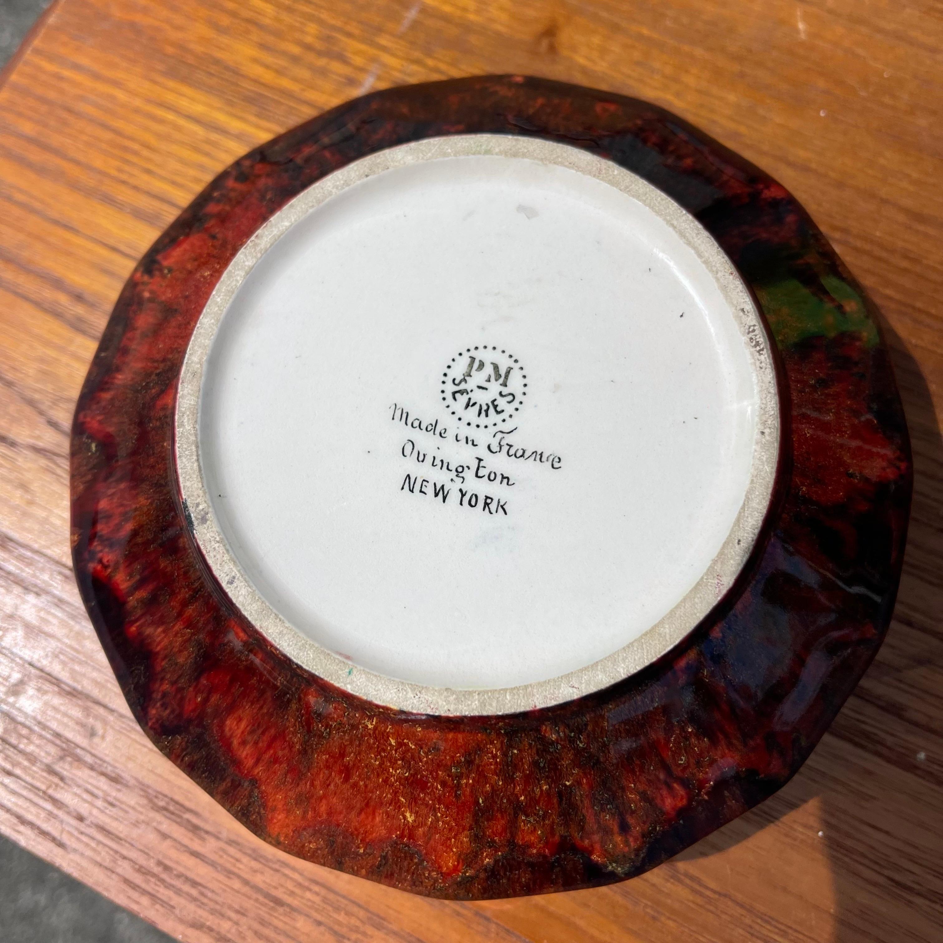 Art Deco Red Flambé Glaze Lidded Box by Paul Millet for Sevres France For Sale 5