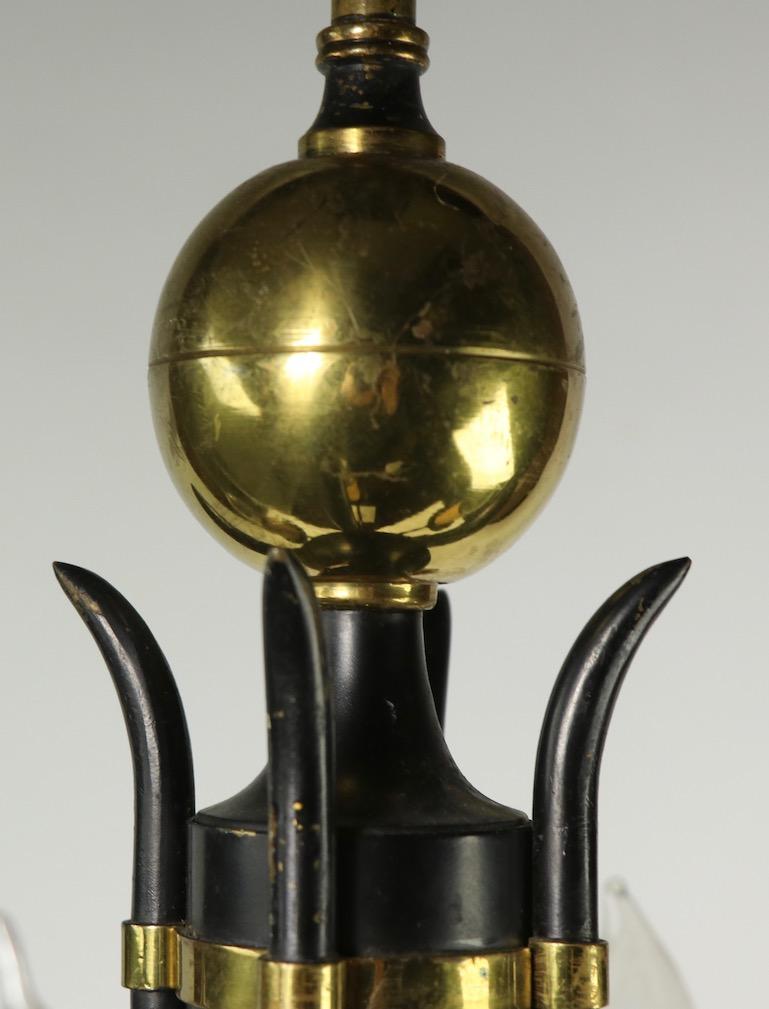 Lustre Art Deco de style Regency en vente 3
