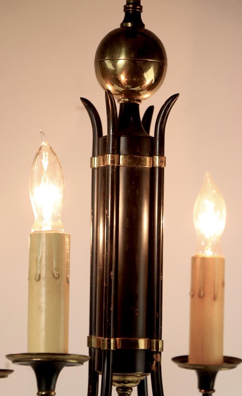 Américain Lustre Art Deco de style Regency en vente
