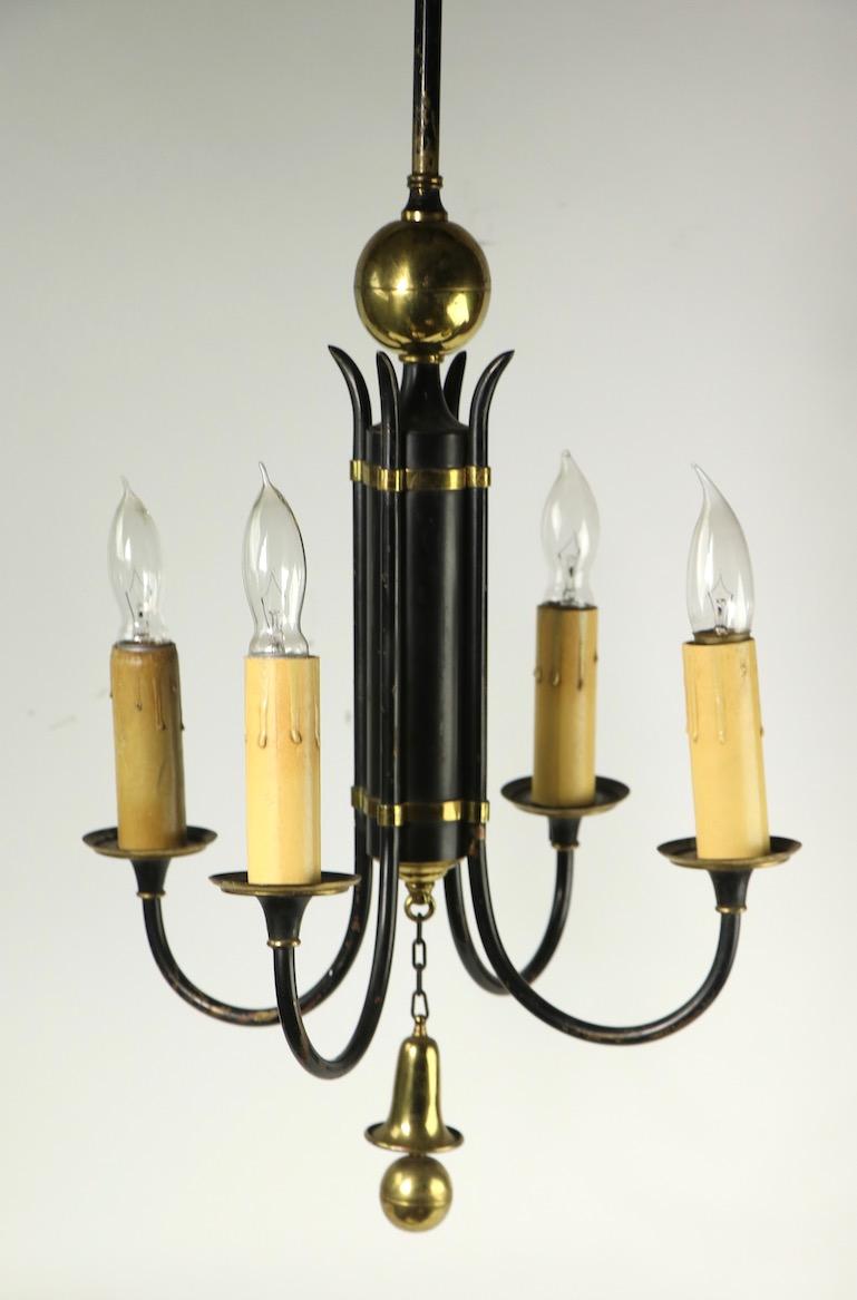 Art Deco Regency Style Chandelier For Sale 2