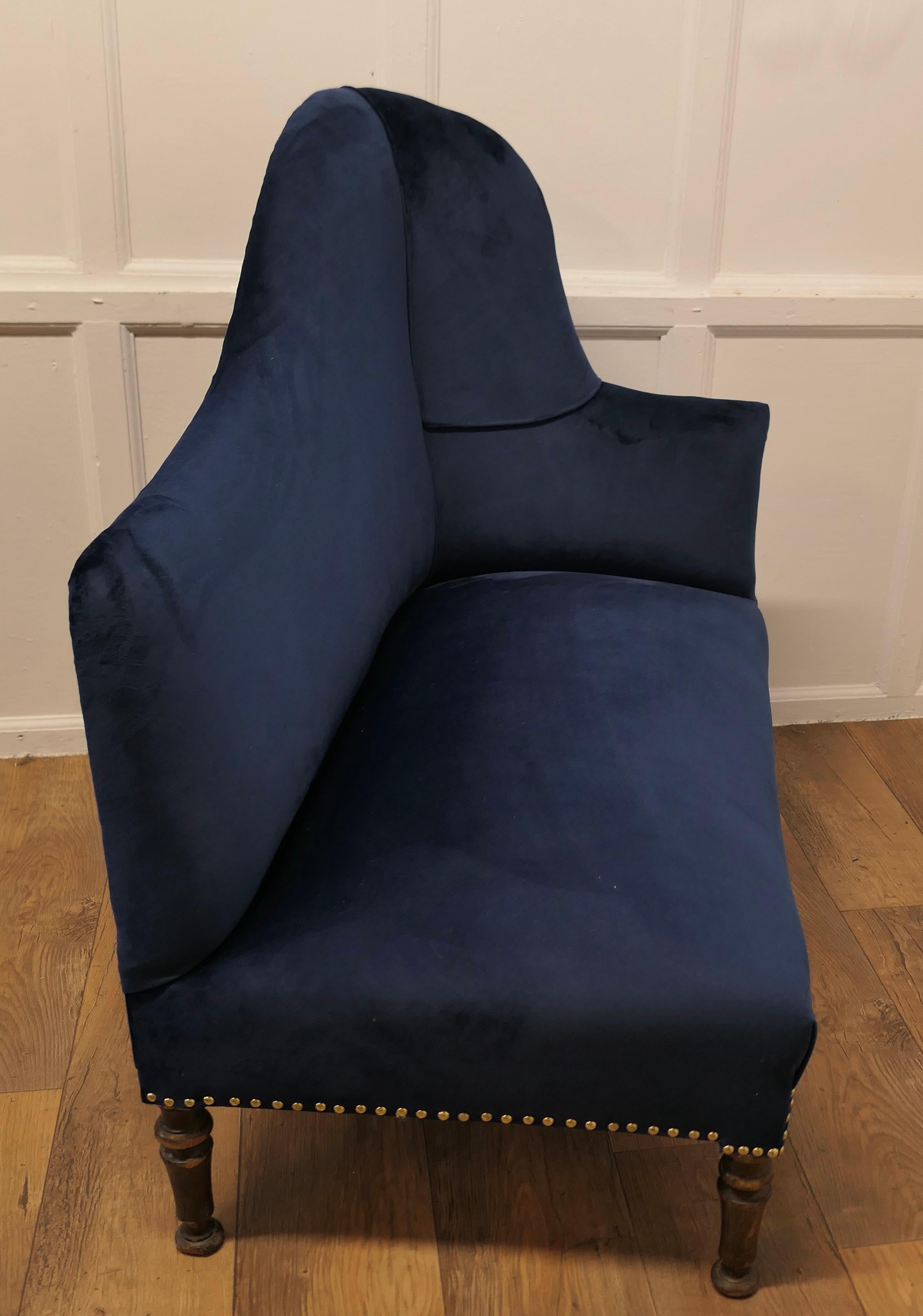 Art Deco Regency Style Hall Seat or Salon Chaise 1