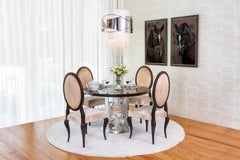 Art Deco Return Chandelier Swarovski Crystal Handmade in Portugal by Greenapple