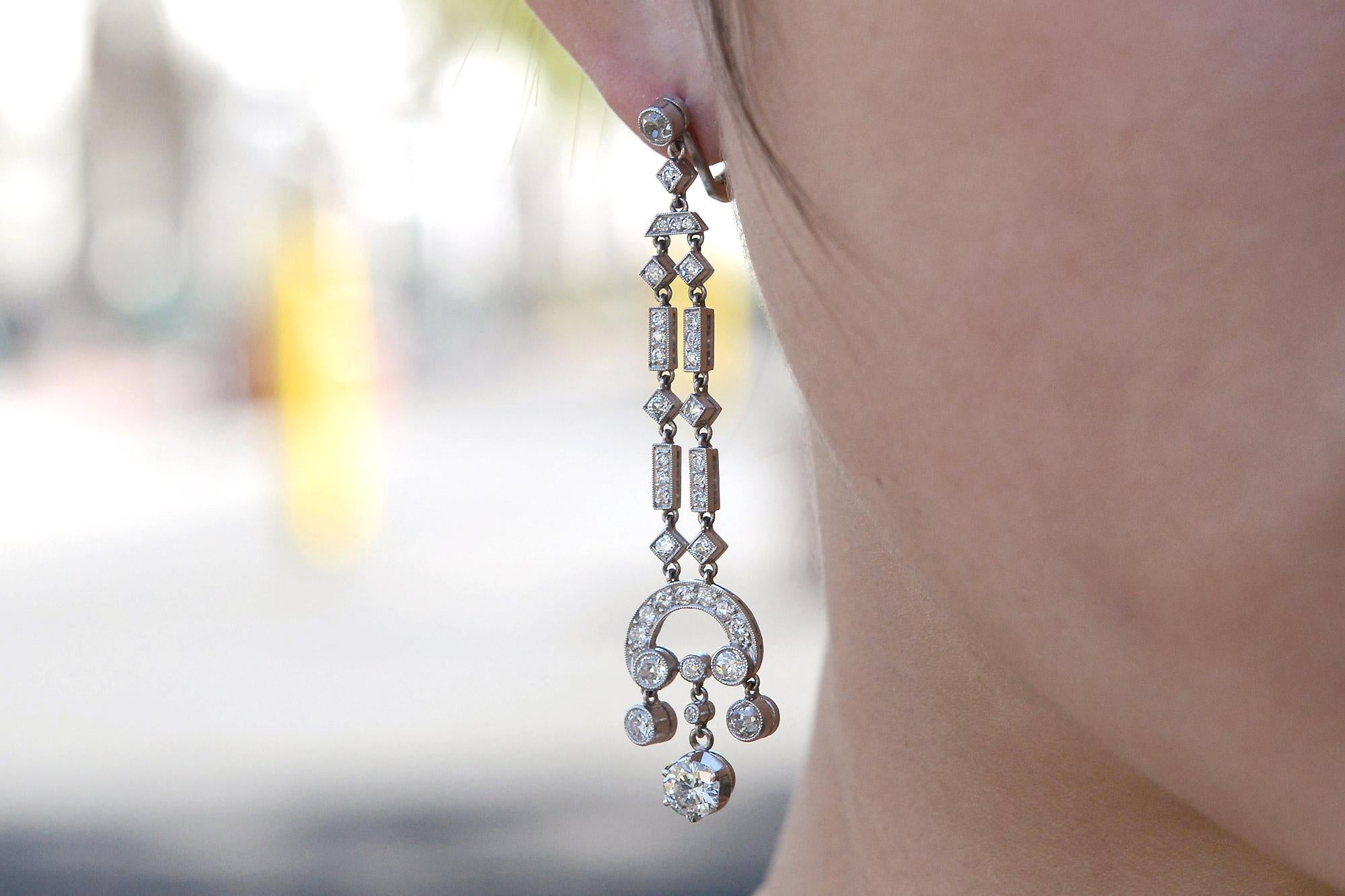 cartier chandelier earrings