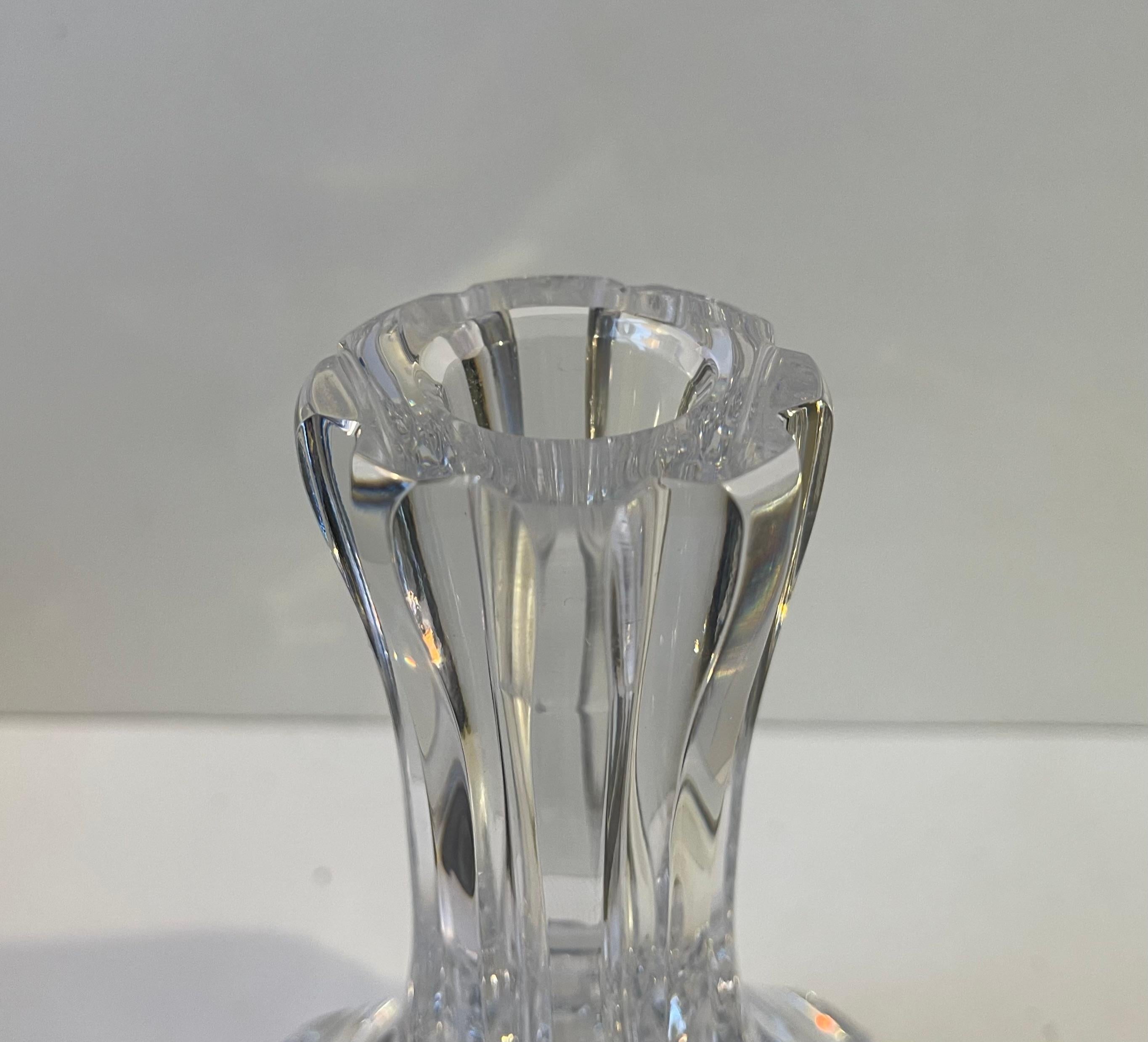 Decanter di cristallo Art Deco Revival di Orrefors Sweden, firmato in vendita 2
