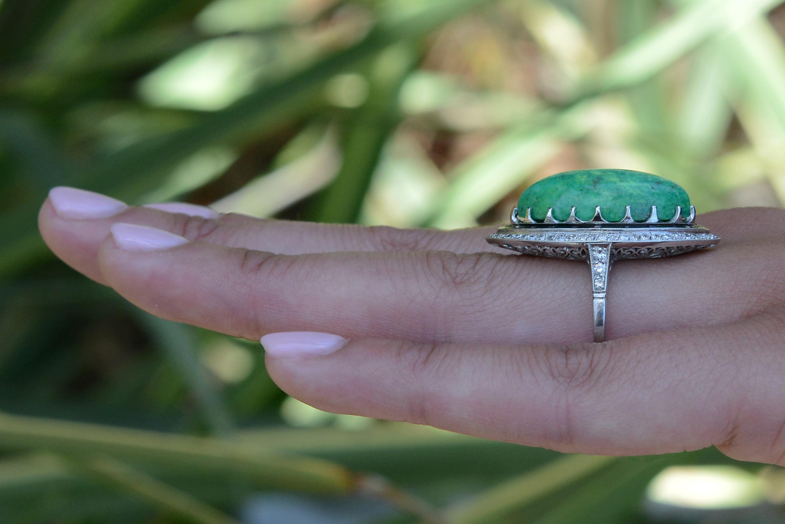 rare turquoise ring aj worth