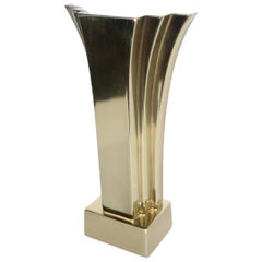 Art Deco Revival Hollywood Regency Table Boudoir Lamp by Stiffel c 1970's