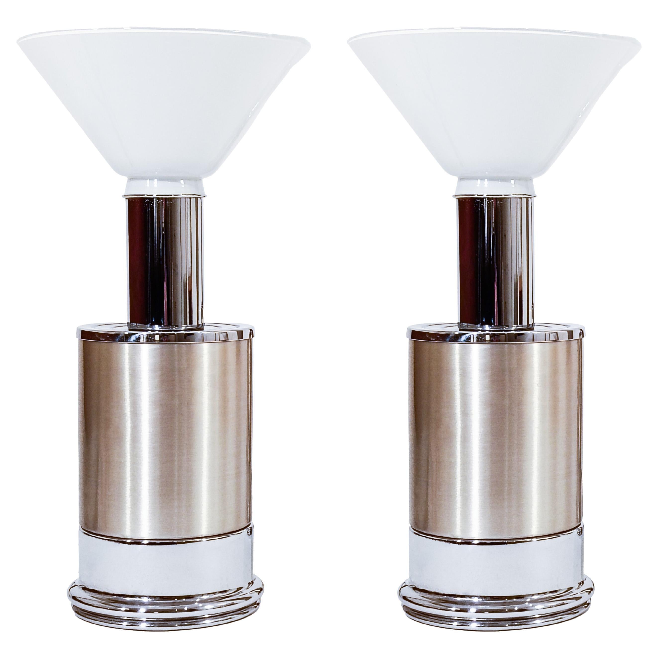 Art Deco Revival. Hollywood Regency table lamps, Spain, 1970s For Sale