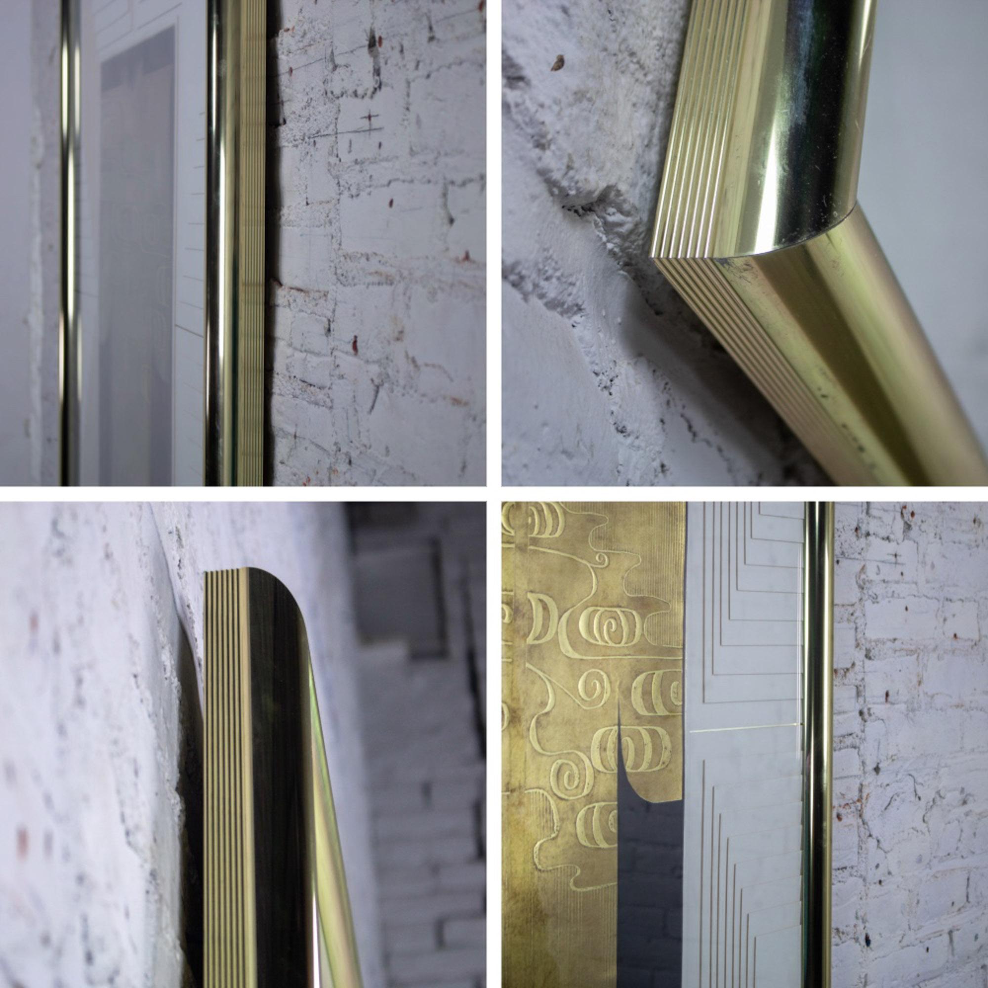 Art Deco Revival Kinder Harris Large Art Titled Deco Kimono II Signed Tim Vance im Angebot 10