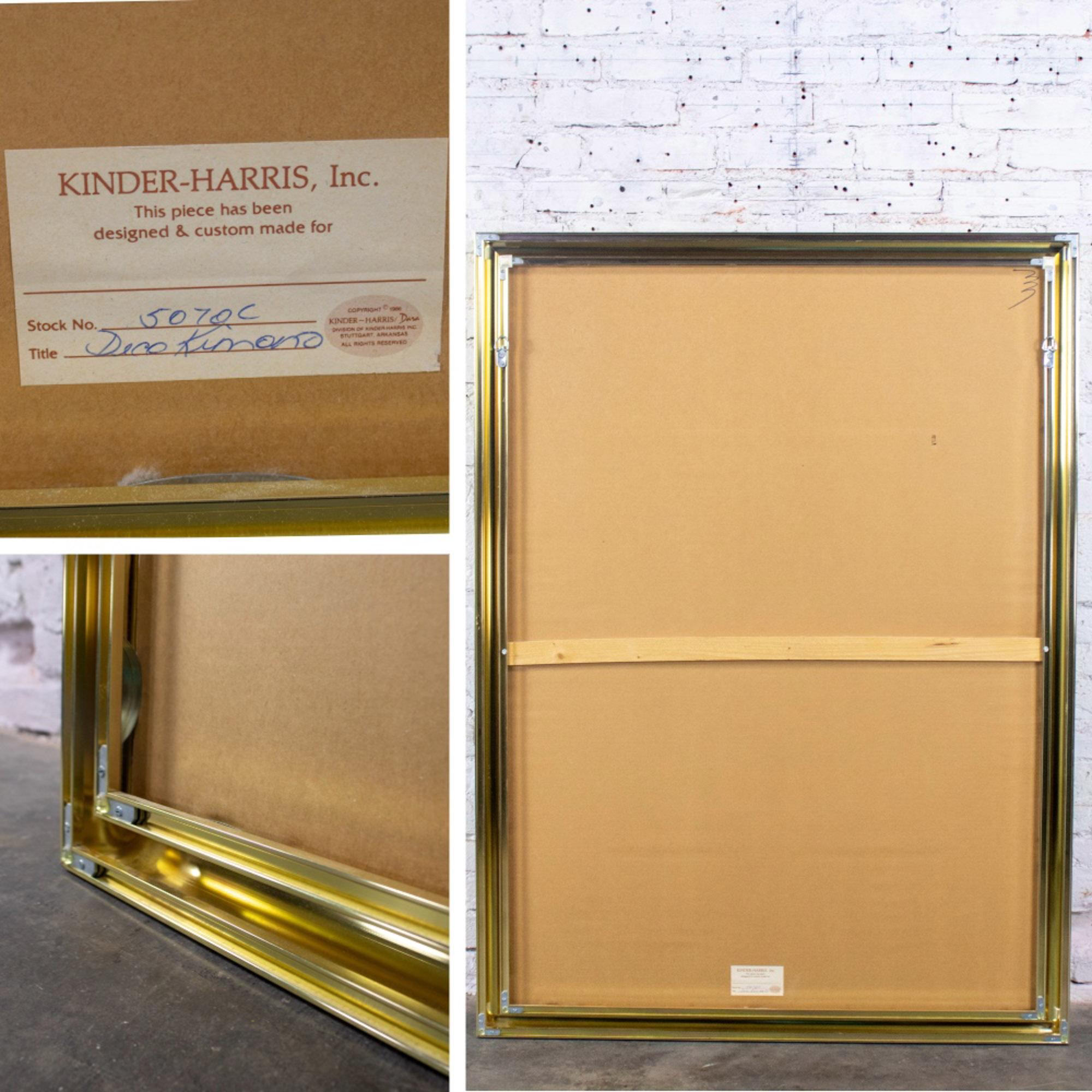 Art Deco Revival Kinder Harris Large Art Titled Deco Kimono II Signed Tim Vance im Angebot 11