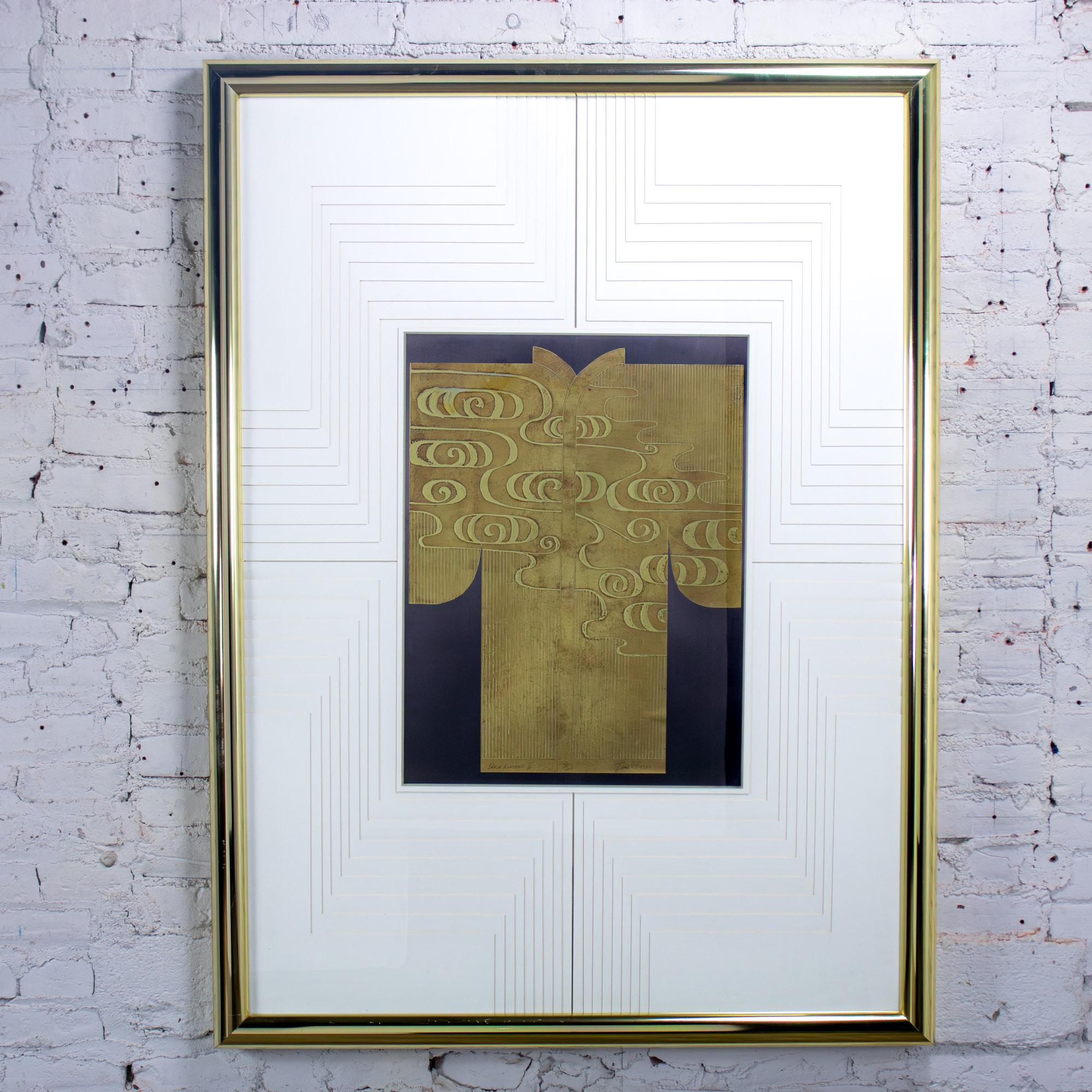 Prächtige Vintage Art Deco Revival Kinder-Harris großen Maßstab Kunstwerk mit dem Titel 